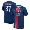 Maillot de Supporter Paris Saint-Germain Skriniar 37 Domicile 2024-25 Pour Homme